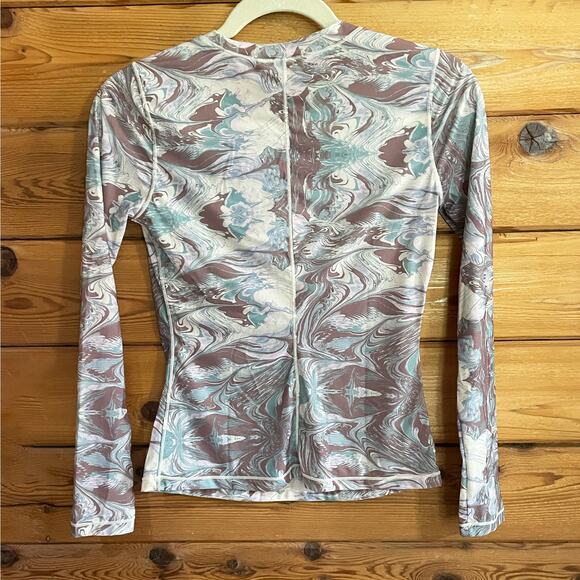 Free People "Walk This Way" Sheet top Small - Picture 2 of 5